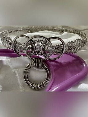 Handmade Silver Metal Gothic Choker